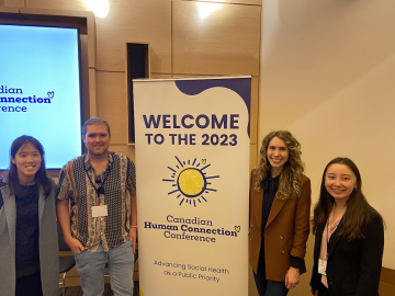 Yeeun Archer Lee and Julia Nakamura presented at the Canadian Human Connection Conference